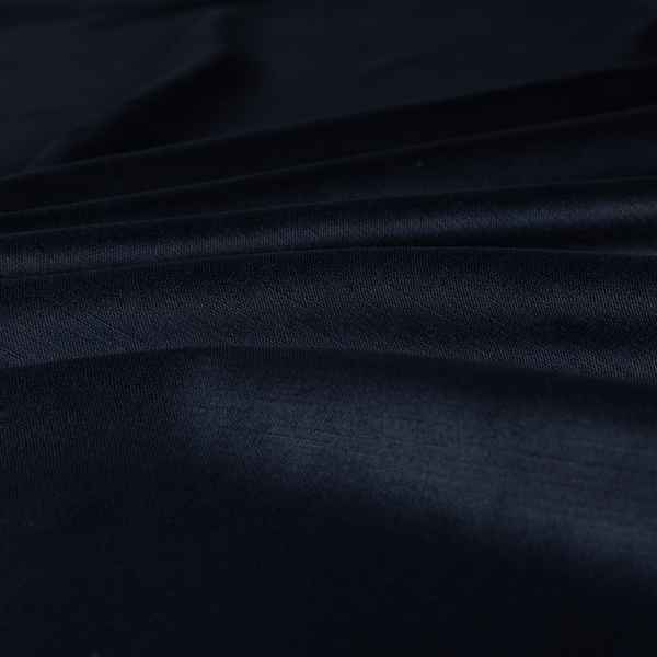Atlantic Ribbed Textured Plain Cotton Feel Velvet Blue Upholstery Fabric CTR-2564 - Roman Blinds