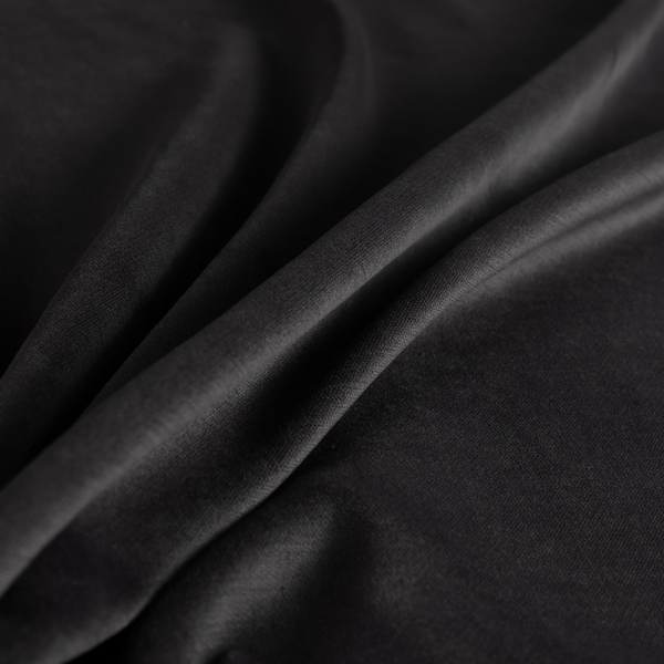 Atlantic Ribbed Textured Plain Cotton Feel Velvet Grey Upholstery Fabric CTR-2565