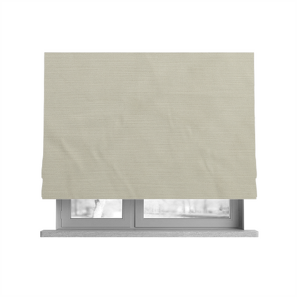 Atlantic Ribbed Textured Plain Cotton Feel Velvet Silver Upholstery Fabric CTR-2566 - Roman Blinds