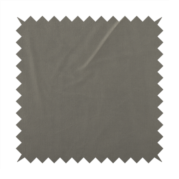 Atlantic Ribbed Textured Plain Cotton Feel Velvet Silver Upholstery Fabric CTR-2567
