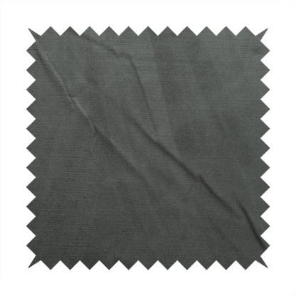 Atlantic Ribbed Textured Plain Cotton Feel Velvet Grey Upholstery Fabric CTR-2568 - Made To Measure Curtains