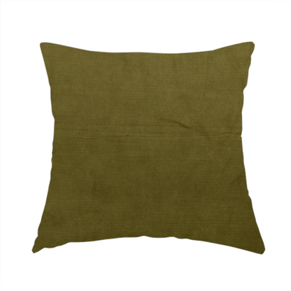 Atlantic Ribbed Textured Plain Cotton Feel Velvet Green Upholstery Fabric CTR-2573 - Handmade Cushions