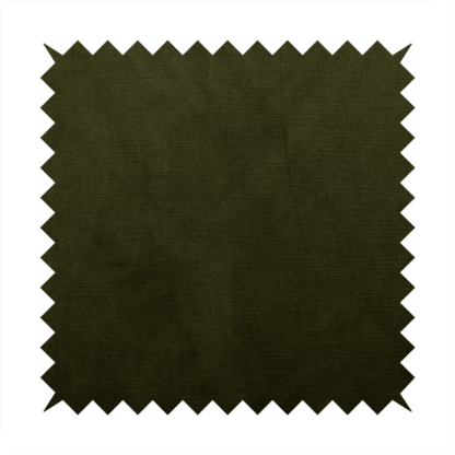 Atlantic Ribbed Textured Plain Cotton Feel Velvet Green Upholstery Fabric CTR-2574