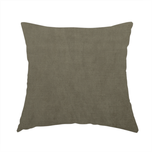 Atlantic Ribbed Textured Plain Cotton Feel Velvet Beige Upholstery Fabric CTR-2575 - Handmade Cushions
