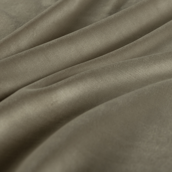 Atlantic Ribbed Textured Plain Cotton Feel Velvet Beige Upholstery Fabric CTR-2575