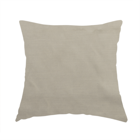 Atlantic Ribbed Textured Plain Cotton Feel Velvet White Upholstery Fabric CTR-2576 - Handmade Cushions