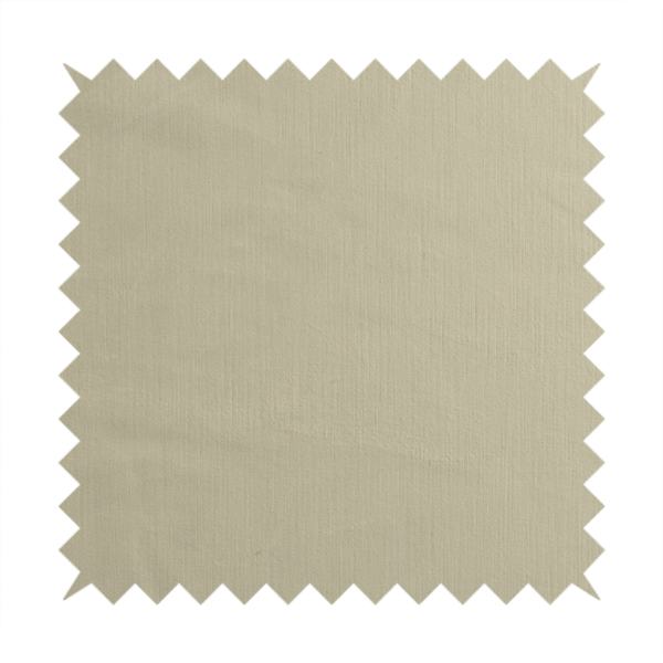 Atlantic Ribbed Textured Plain Cotton Feel Velvet Cream Upholstery Fabric CTR-2577