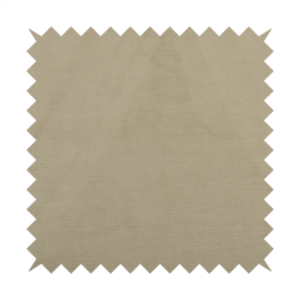 Atlantic Ribbed Textured Plain Cotton Feel Velvet Beige Upholstery Fabric CTR-2578 - Roman Blinds