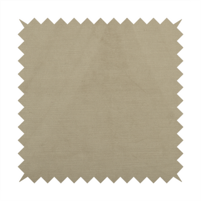 Atlantic Ribbed Textured Plain Cotton Feel Velvet Beige Upholstery Fabric CTR-2578 - Made To Measure Curtains