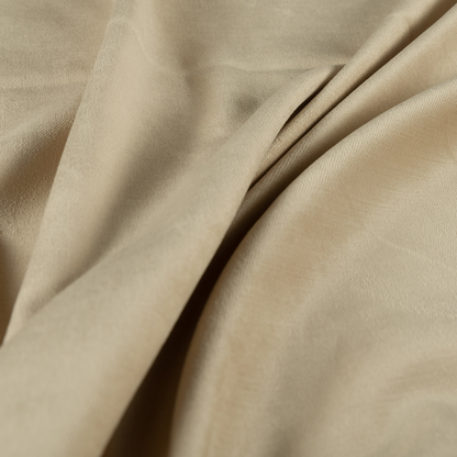 Atlantic Ribbed Textured Plain Cotton Feel Velvet Beige Upholstery Fabric CTR-2578 - Made To Measure Curtains