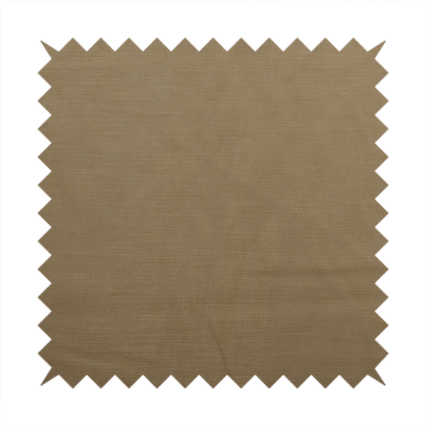 Atlantic Ribbed Textured Plain Cotton Feel Velvet Beige Upholstery Fabric CTR-2579
