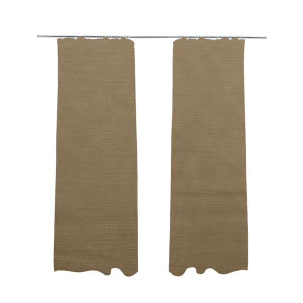 Atlantic Ribbed Textured Plain Cotton Feel Velvet Beige Upholstery Fabric CTR-2579 - Made To Measure Curtains