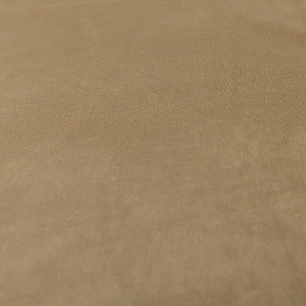 Atlantic Ribbed Textured Plain Cotton Feel Velvet Beige Upholstery Fabric CTR-2579