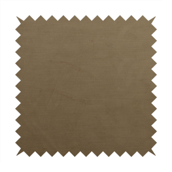 Atlantic Ribbed Textured Plain Cotton Feel Velvet Brown Upholstery Fabric CTR-2580 - Handmade Cushions