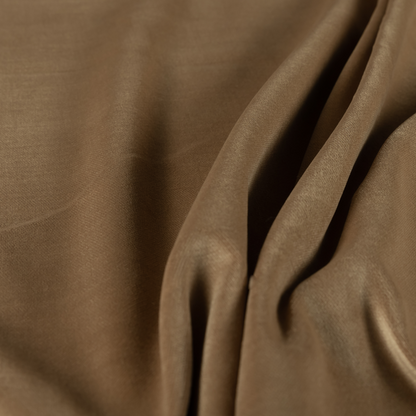 Atlantic Ribbed Textured Plain Cotton Feel Velvet Brown Upholstery Fabric CTR-2580 - Made To Measure Curtains