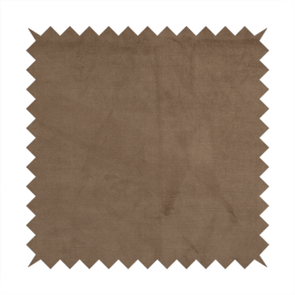 Atlantic Ribbed Textured Plain Cotton Feel Velvet Brown Upholstery Fabric CTR-2583 - Made To Measure Curtains