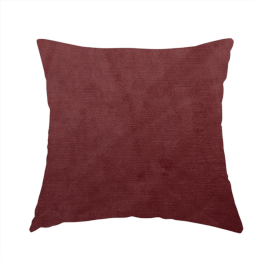 Atlantic Ribbed Textured Plain Cotton Feel Velvet Pink Upholstery Fabric CTR-2586 - Handmade Cushions