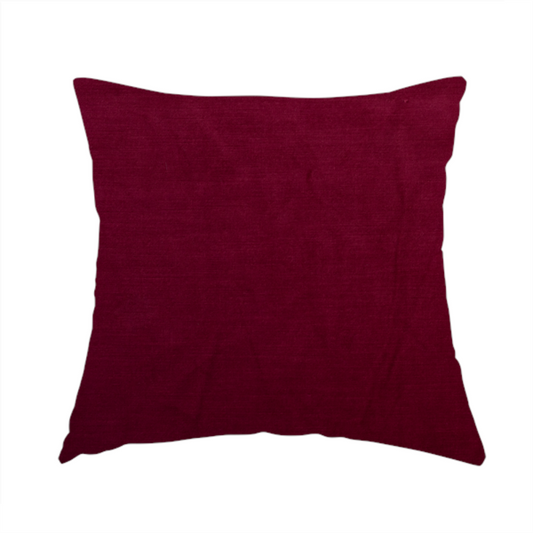 Atlantic Ribbed Textured Plain Cotton Feel Velvet Pink Upholstery Fabric CTR-2587 - Handmade Cushions