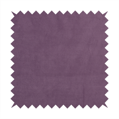 Atlantic Ribbed Textured Plain Cotton Feel Velvet Purple Upholstery Fabric CTR-2591