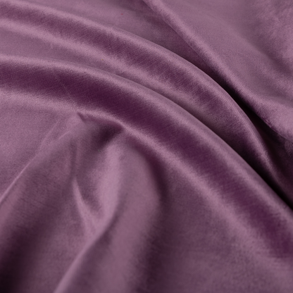 Atlantic Ribbed Textured Plain Cotton Feel Velvet Purple Upholstery Fabric CTR-2591