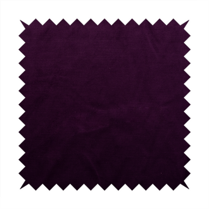 Atlantic Ribbed Textured Plain Cotton Feel Velvet Purple Upholstery Fabric CTR-2592 - Roman Blinds
