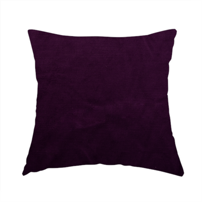 Atlantic Ribbed Textured Plain Cotton Feel Velvet Purple Upholstery Fabric CTR-2592 - Handmade Cushions