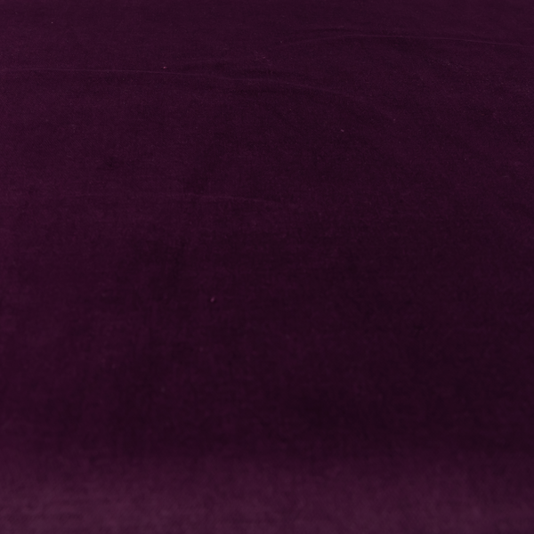 Atlantic Ribbed Textured Plain Cotton Feel Velvet Purple Upholstery Fabric CTR-2592