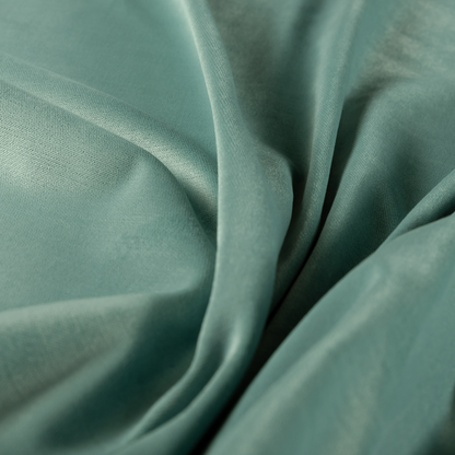 Atlantic Ribbed Textured Plain Cotton Feel Velvet Green Upholstery Fabric CTR-2594
