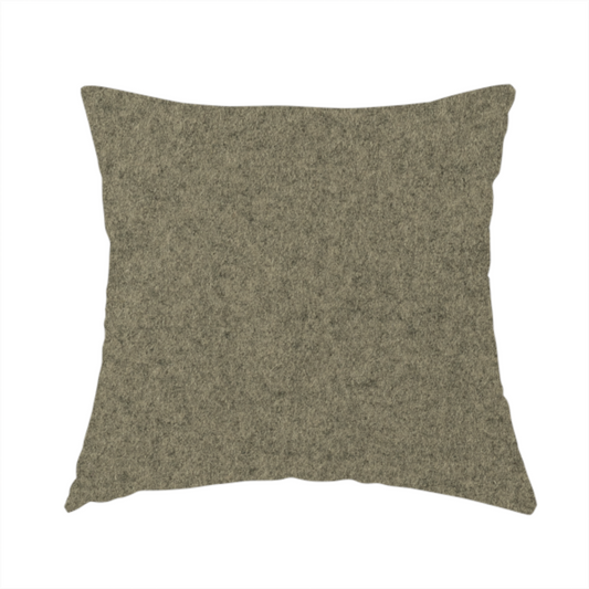 Moorland Plain Wool Brown Colour Upholstery Fabric CTR-2598 - Handmade Cushions