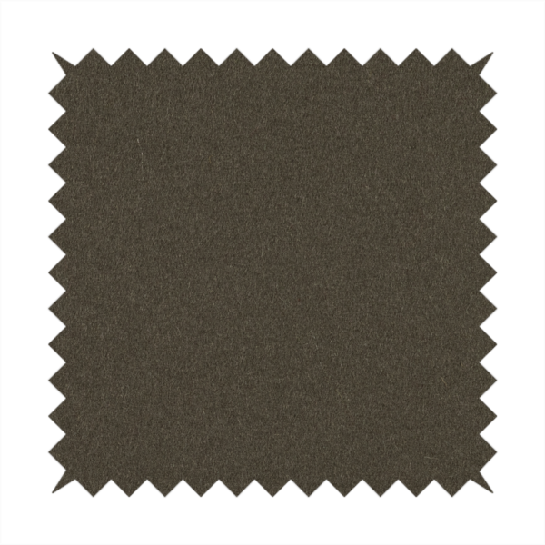 Moorland Plain Wool Brown Colour Upholstery Fabric CTR-2599 - Roman Blinds