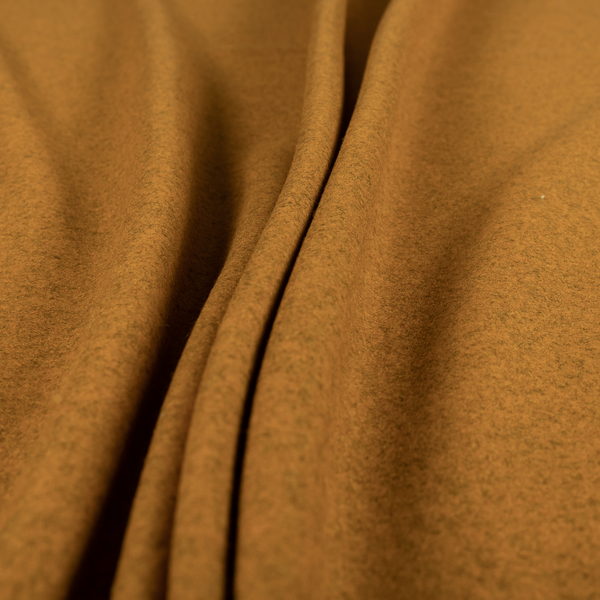Moorland Plain Wool Orange Colour Upholstery Fabric CTR-2600 - Roman Blinds