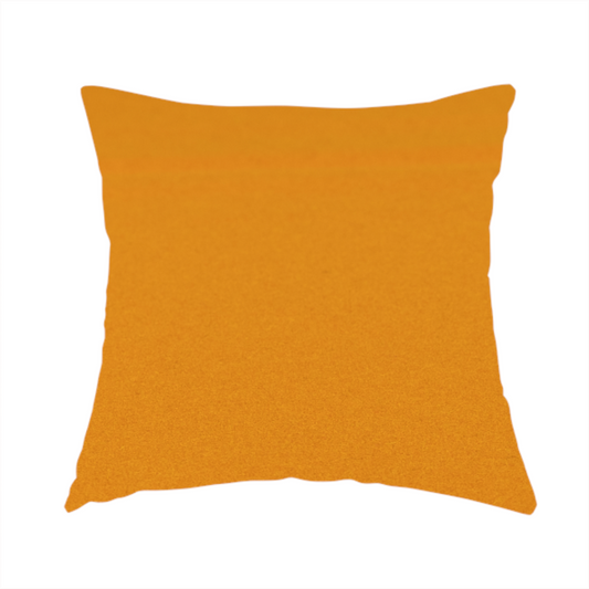 Moorland Plain Wool Orange Colour Upholstery Fabric CTR-2601 - Handmade Cushions
