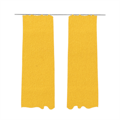 Moorland Plain Wool Yellow Colour Upholstery Fabric CTR-2602 - Made To Measure Curtains