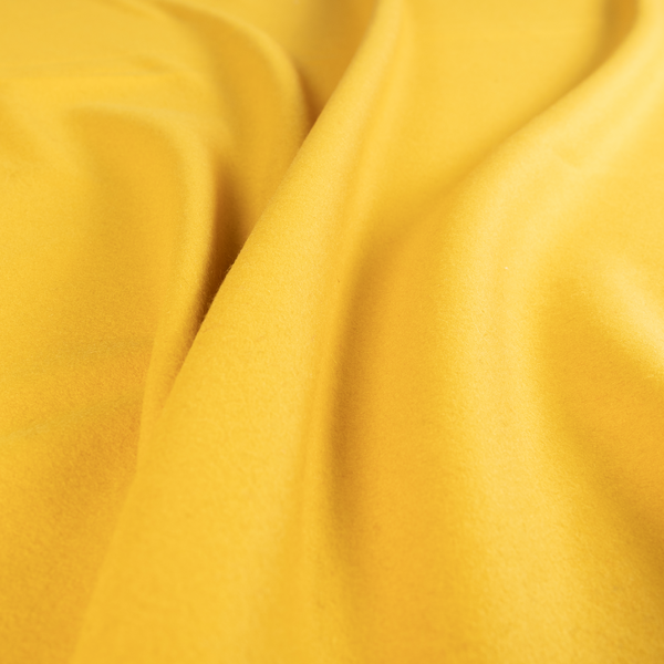 Moorland Plain Wool Yellow Colour Upholstery Fabric CTR-2602 - Made To Measure Curtains