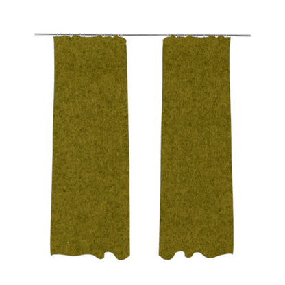 Moorland Plain Wool Green Colour Upholstery Fabric CTR-2605 - Made To Measure Curtains