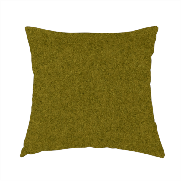 Moorland Plain Wool Green Colour Upholstery Fabric CTR-2605 - Handmade Cushions