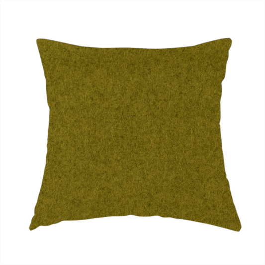 Moorland Plain Wool Green Colour Upholstery Fabric CTR-2605 - Handmade Cushions