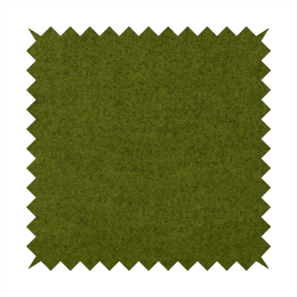 Moorland Plain Wool Green Colour Upholstery Fabric CTR-2606 - Roman Blinds