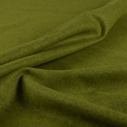 Moorland Plain Wool Green Colour Upholstery Fabric CTR-2606 - Made To Measure Curtains