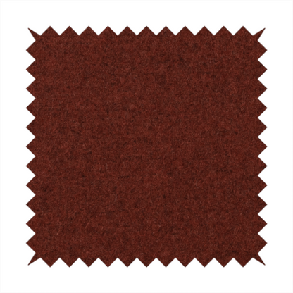 Moorland Plain Wool Red Colour Upholstery Fabric CTR-2609 - Roman Blinds