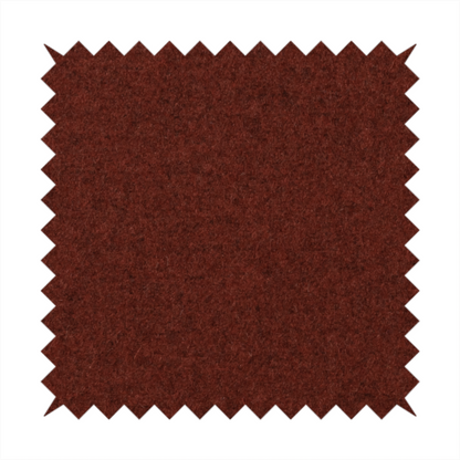 Moorland Plain Wool Red Colour Upholstery Fabric CTR-2609 - Made To Measure Curtains