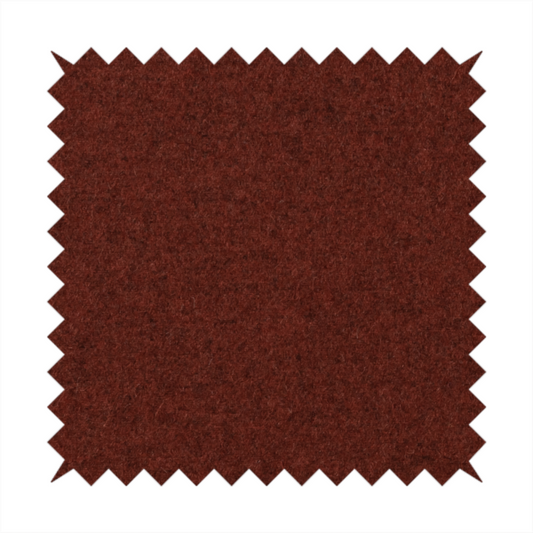 Moorland Plain Wool Red Colour Upholstery Fabric CTR-2609