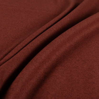 Moorland Plain Wool Red Colour Upholstery Fabric CTR-2609 - Made To Measure Curtains