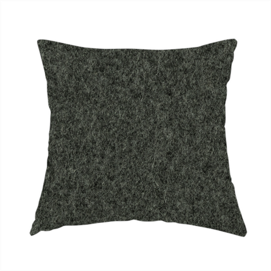 Moorland Plain Wool Grey Colour Upholstery Fabric CTR-2610 - Handmade Cushions
