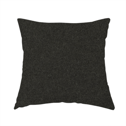 Moorland Plain Wool Grey Colour Upholstery Fabric CTR-2612 - Handmade Cushions