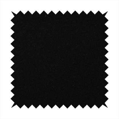 Moorland Plain Wool Black Colour Upholstery Fabric CTR-2613