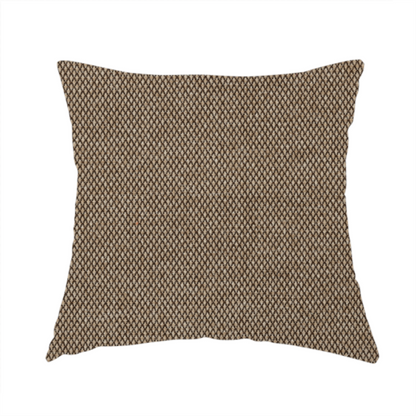 Sannderson Chenille Textured Beige Brown Upholstery Fabric CTR-2614 - Handmade Cushions