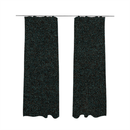 Sannderson Chenille Textured Teal Blue Upholstery Fabric CTR-2615 - Made To Measure Curtains