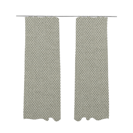 Sannderson Chenille Textured Silver Grey Upholstery Fabric CTR-2617 - Made To Measure Curtains