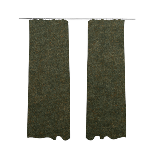 Habitat Aged Look Soft Suede Green Upholstery Fabric CTR-2690 - Made To Measure Curtains